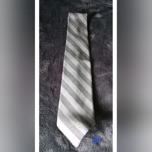 Academy Gray Striped Men's Tie